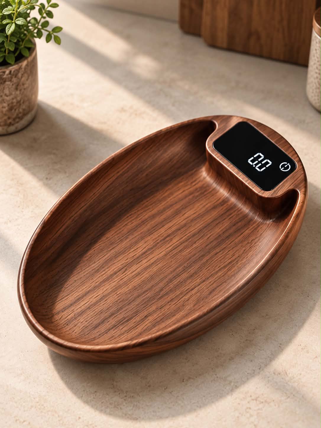 Smart Digital Coffee Scale with Timer – 200g/0.3g Precision Mini Kitchen Food & Tea Weighing Scale with USB Chargin