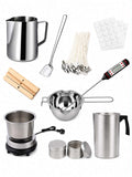 CANDLE KIT MAKING - reusable tools and premium accessories, you can create personalized candles for your home, gifts, or even start your own candle business.