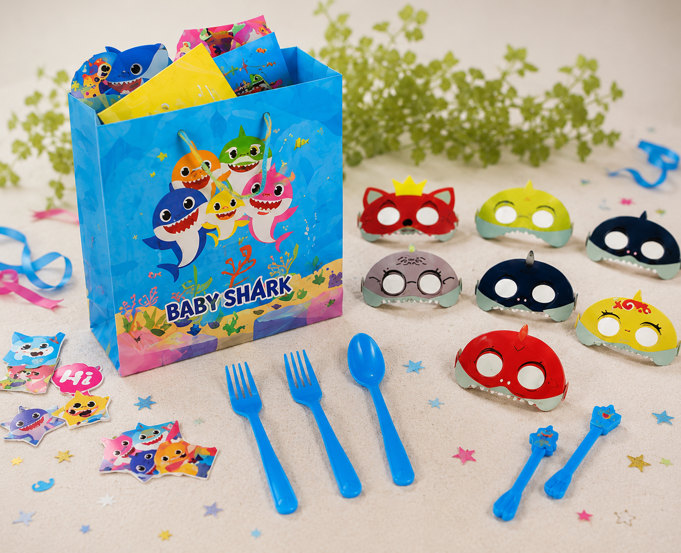 BABY SHARK PARTY SET